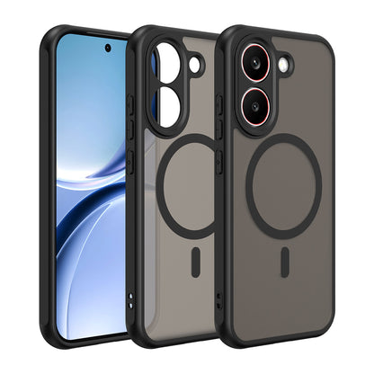 Funda MagSafe para Xiaomi Poco X8 Pro, Techsuit, HaloFrost II, Negra