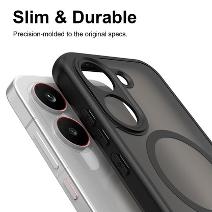 Funda MagSafe para Xiaomi Poco X8 Pro, Techsuit, HaloFrost II, Negra
