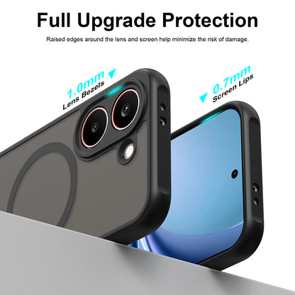 Funda MagSafe para Xiaomi Poco X8 Pro, Techsuit, HaloFrost II, Negra