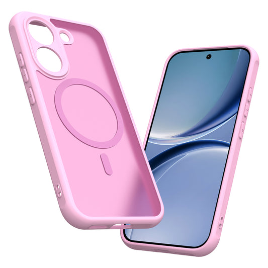 Funda MagSafe para Xiaomi Poco X8 Pro, Techsuit, HaloFrost II, Rosa