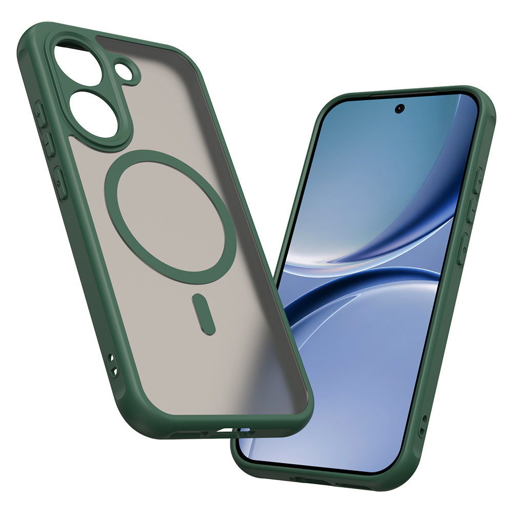 Funda MagSafe para Xiaomi Poco X8 Pro, Techsuit, HaloFrost II, Verde