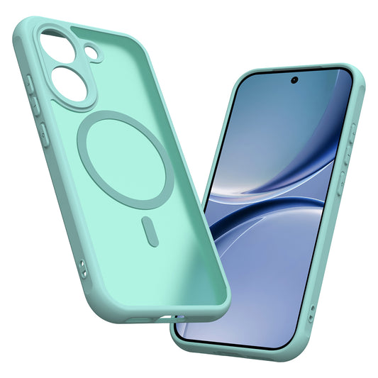 Funda MagSafe para Xiaomi Poco X8 Pro, Techsuit, HaloFrost II, Verde Claro