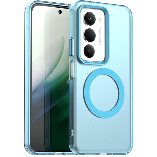 Funda MagSafe para Xiaomi Redmi 15 5G / 15 4G, Techsuit, CandyCase, Azul.