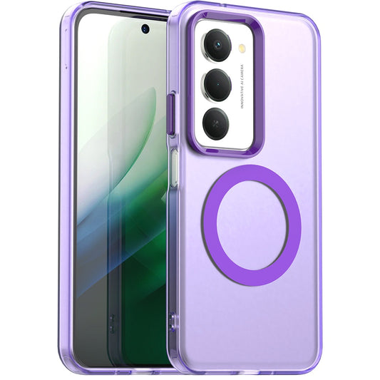 Funda MagSafe para Xiaomi Redmi 15 5G / 15 4G, Techsuit, CandyCase, Morado