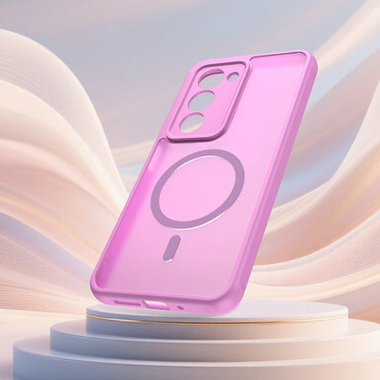 Funda MagSafe para Xiaomi Redmi 15 5G / 15 4G, Techsuit, HaloFrost II, Rosa