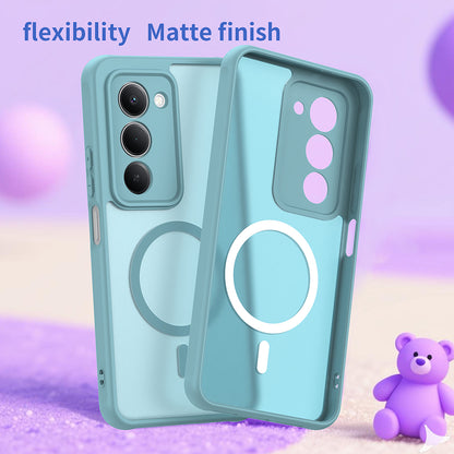 Funda MagSafe para Xiaomi Redmi 15 5G / 15 4G, Techsuit, HaloFrost II, Verde Claro