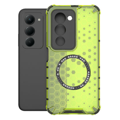 Funda MagSafe para Xiaomi Redmi 15 5G / 15 4G, Techsuit, HoneyComb Shield, Verde