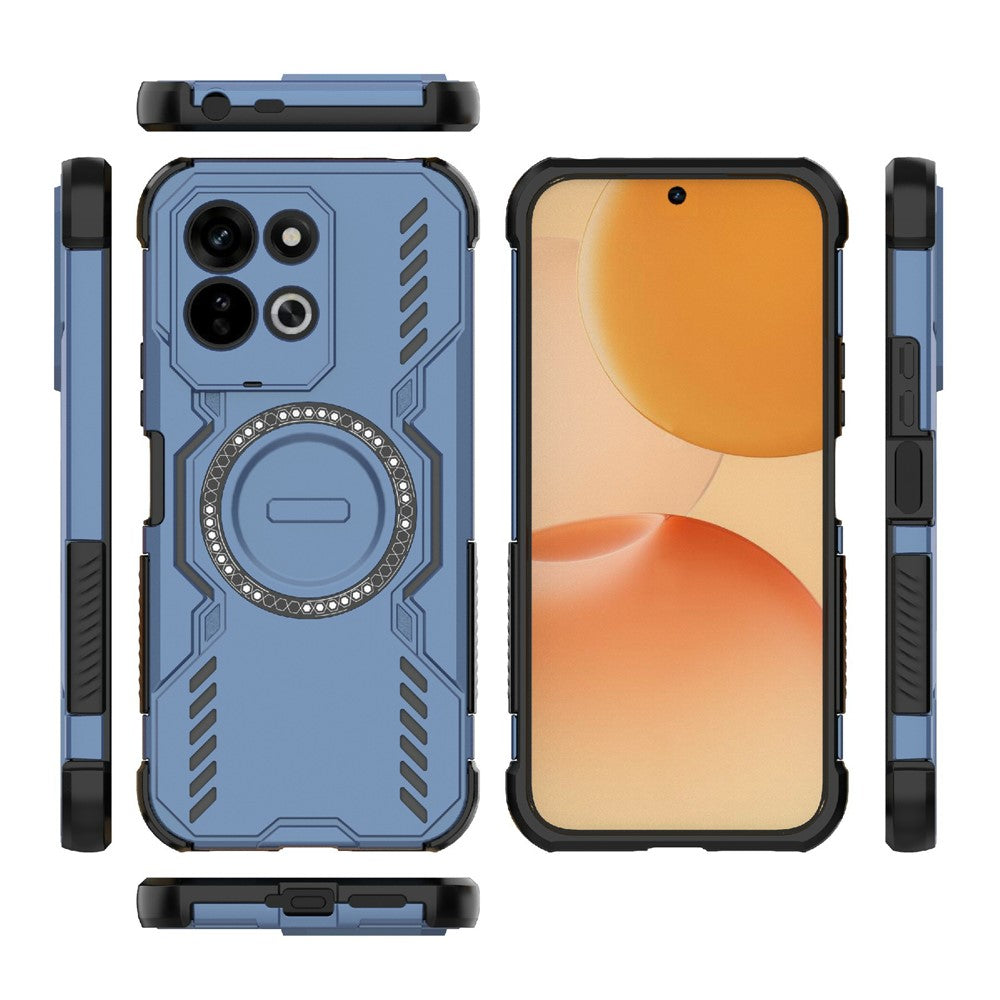 Funda MagSafe para Xiaomi Redmi 17 5G / 17 4G, Techsuit, ArmorMag, azul