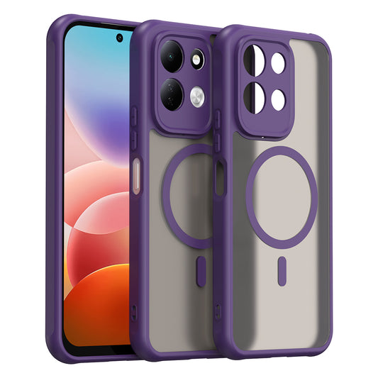 Funda MagSafe para Xiaomi Redmi 17 5G / 17 4G, Techsuit, HaloFrost II, Morado