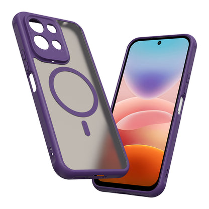 Funda MagSafe para Xiaomi Redmi 17 5G / 17 4G, Techsuit, HaloFrost II, Morado