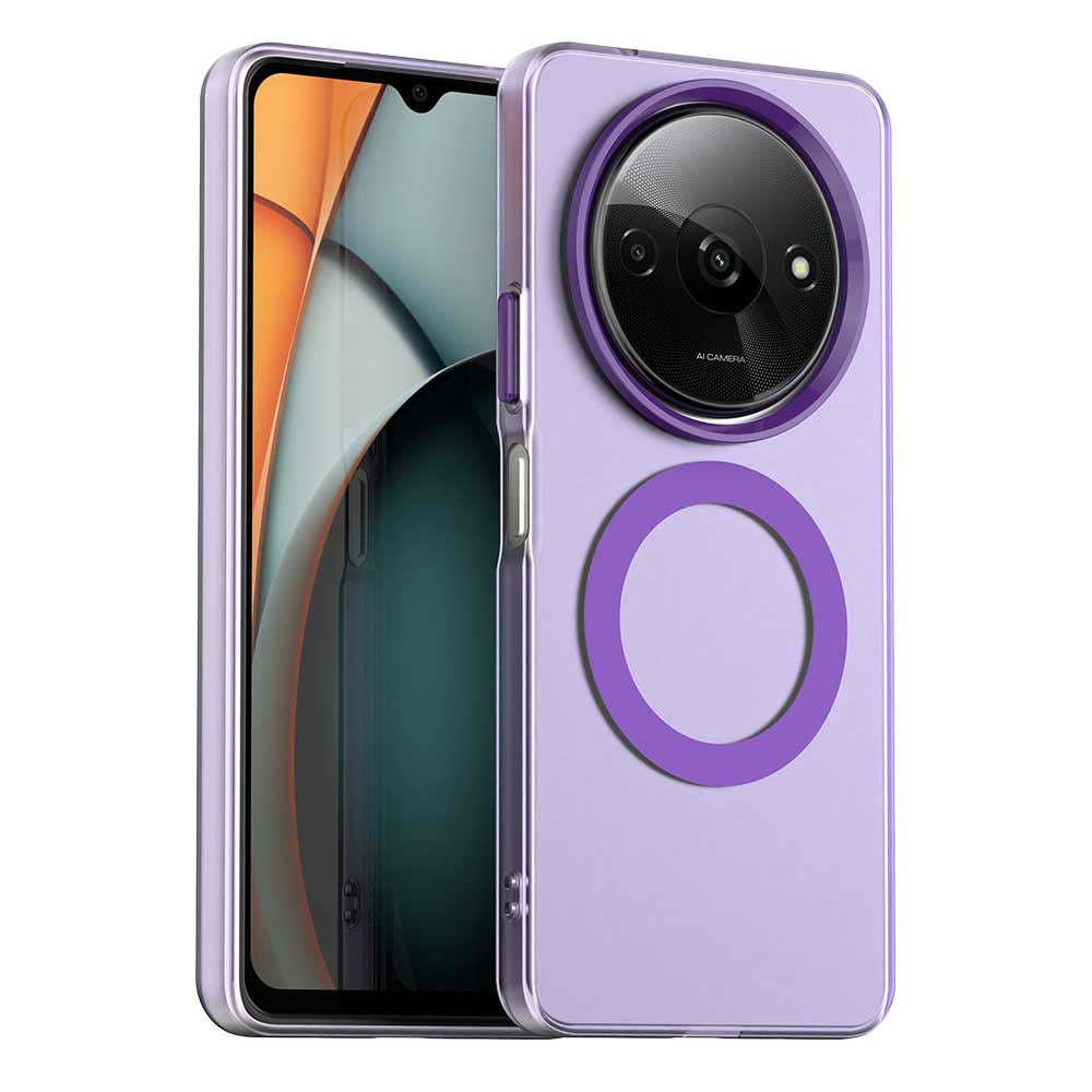 Funda MagSafe para Xiaomi Redmi A3x / A3, Techsuit, CandyCase, Morado