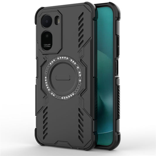 Funda MagSafe para Xiaomi Redmi A7 Pro 4G, Techsuit, ArmorMag, Negra