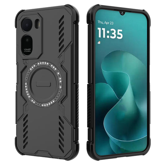 Funda MagSafe para Xiaomi Redmi A7 Pro 4G, Techsuit, ArmorMag, Negra