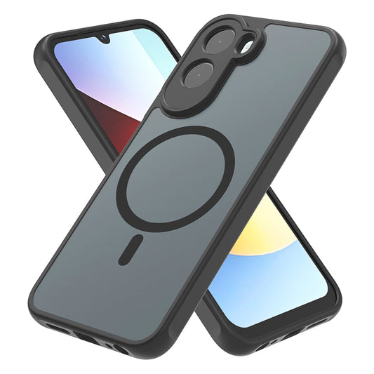 Funda MagSafe para Xiaomi Redmi A7 Pro 4G, Techsuit, HaloFrost II, Negra
