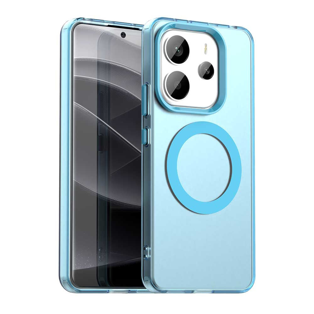 Funda MagSafe para Xiaomi Redmi Note 14 4G (Regional), Techsuit, CandyCase, Azul