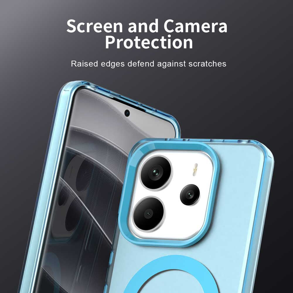 Funda MagSafe para Xiaomi Redmi Note 14 4G (Regional), Techsuit, CandyCase, Azul