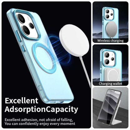 Funda MagSafe para Xiaomi Redmi Note 14 4G (Regional), Techsuit, CandyCase, Azul
