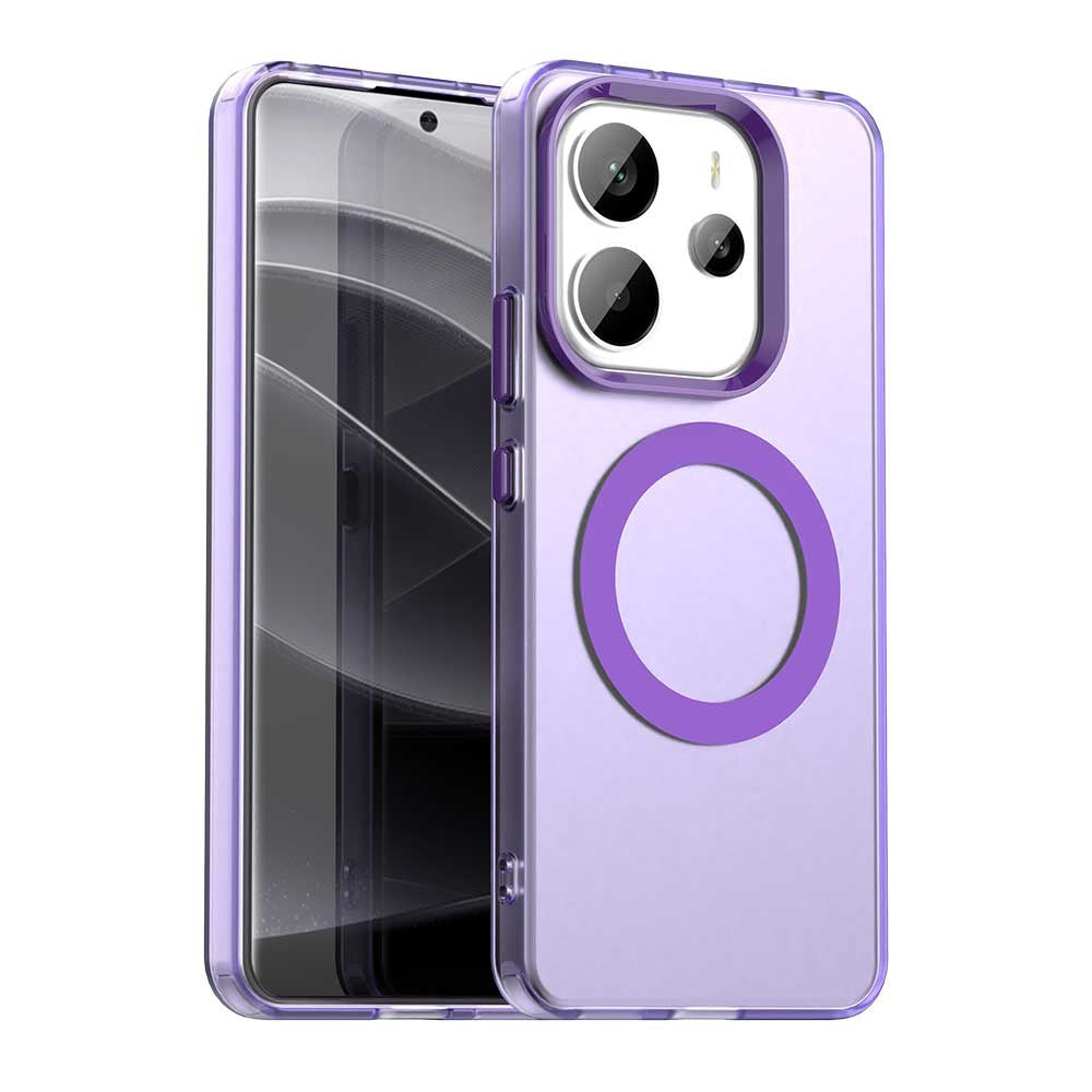 Funda MagSafe para Xiaomi Redmi Note 14 4G (Regional), Techsuit, CandyCase, Morado