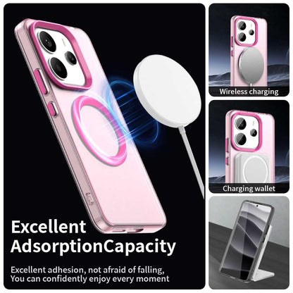 Funda MagSafe para Xiaomi Redmi Note 14 4G (Estándar), Techsuit, CandyCase, Rosa