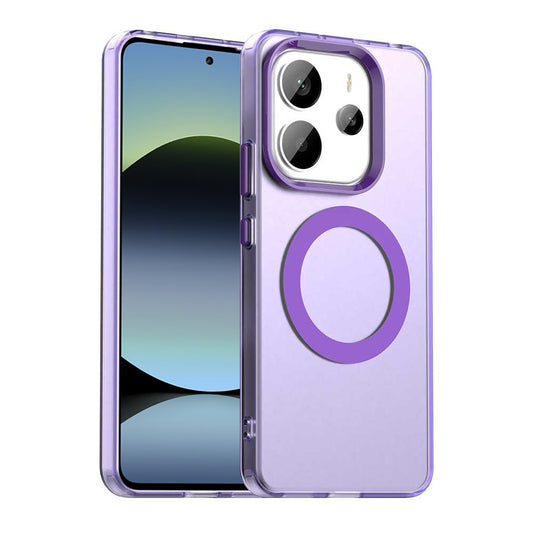 Funda MagSafe para Xiaomi Redmi Note 14 5G, Techsuit, CandyCase, Morado
