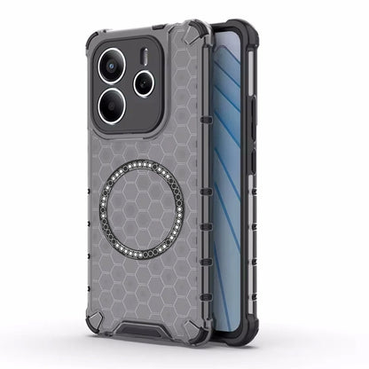 Funda MagSafe para Xiaomi Redmi Note 14 5G, Techsuit, HoneyComb Shield, Negra