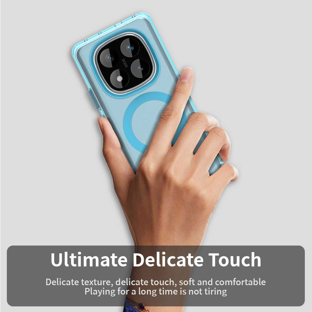 MagSafe Case for Xiaomi Redmi Note 14 Pro 4G, Techsuit, CandyCase, Blue