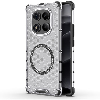 Funda MagSafe para Xiaomi Redmi Note 14 Pro 4G, Techsuit, HoneyComb Shield, Blanca