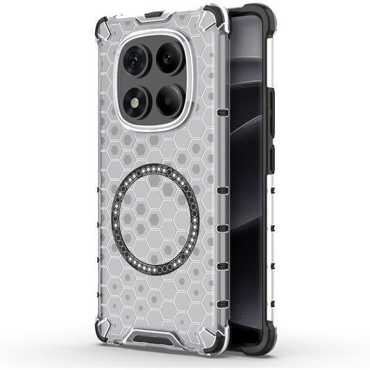 Funda MagSafe para Xiaomi Redmi Note 14 Pro 4G, Techsuit, HoneyComb Shield, Blanca