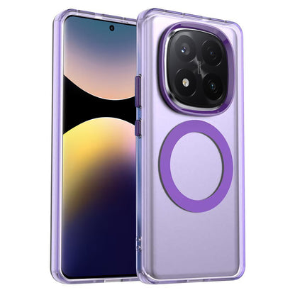 Funda MagSafe para Xiaomi Redmi Note 14 Pro+ 5G, Techsuit, CandyCase, Morado