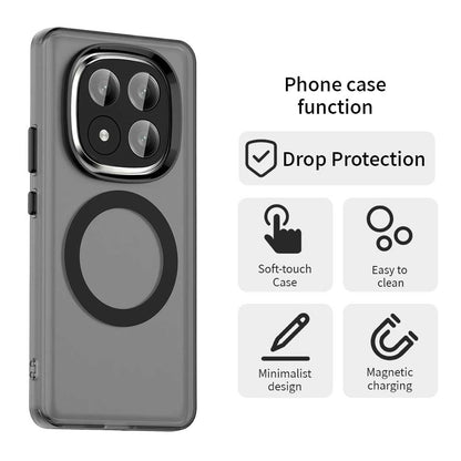 MagSafe Case for Xiaomi Redmi Note 14 Pro+ 5G, Techsuit, CandyCase, Black
