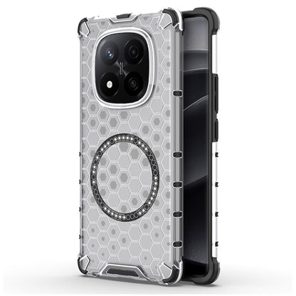 Funda MagSafe para Xiaomi Redmi Note 14 Pro+ 5G, Techsuit, HoneyComb Shield, Blanca