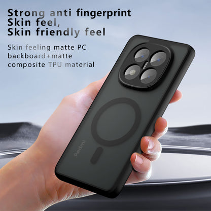 Funda MagSafe para Xiaomi Redmi Note 14 Pro+ 5G, Techsuit, PureFrost, Negra