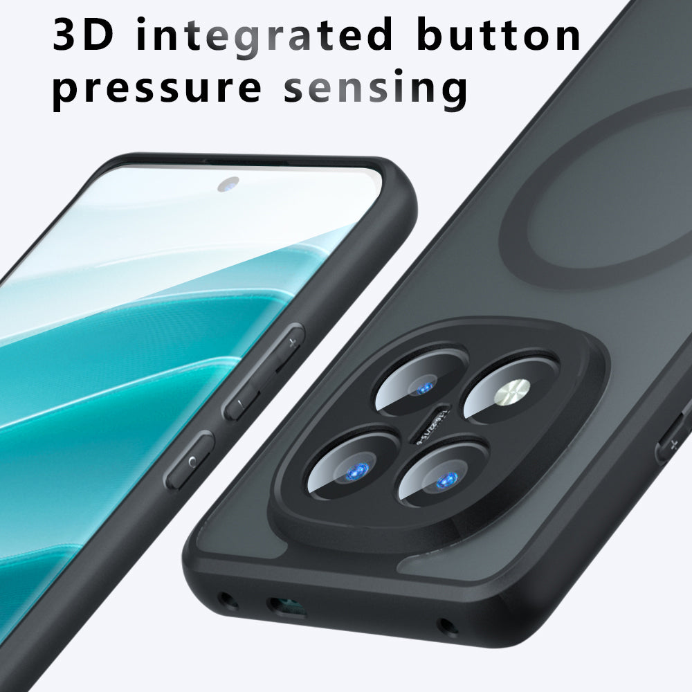 Funda MagSafe para Xiaomi Redmi Note 14 Pro+ 5G, Techsuit, PureFrost, Negra