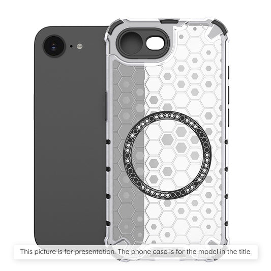 Funda MagSafe para Xiaomi Redmi Note 14S, Techsuit, HoneyComb Shield, Blanca