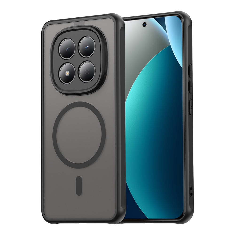 Funda MagSafe para Xiaomi Redmi Note 15 Pro 4G, Techsuit, HaloFrost II, Negra