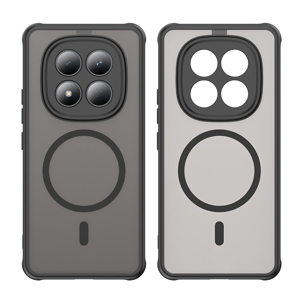 Funda MagSafe para Xiaomi Redmi Note 15 Pro 4G, Techsuit, HaloFrost II, Negra