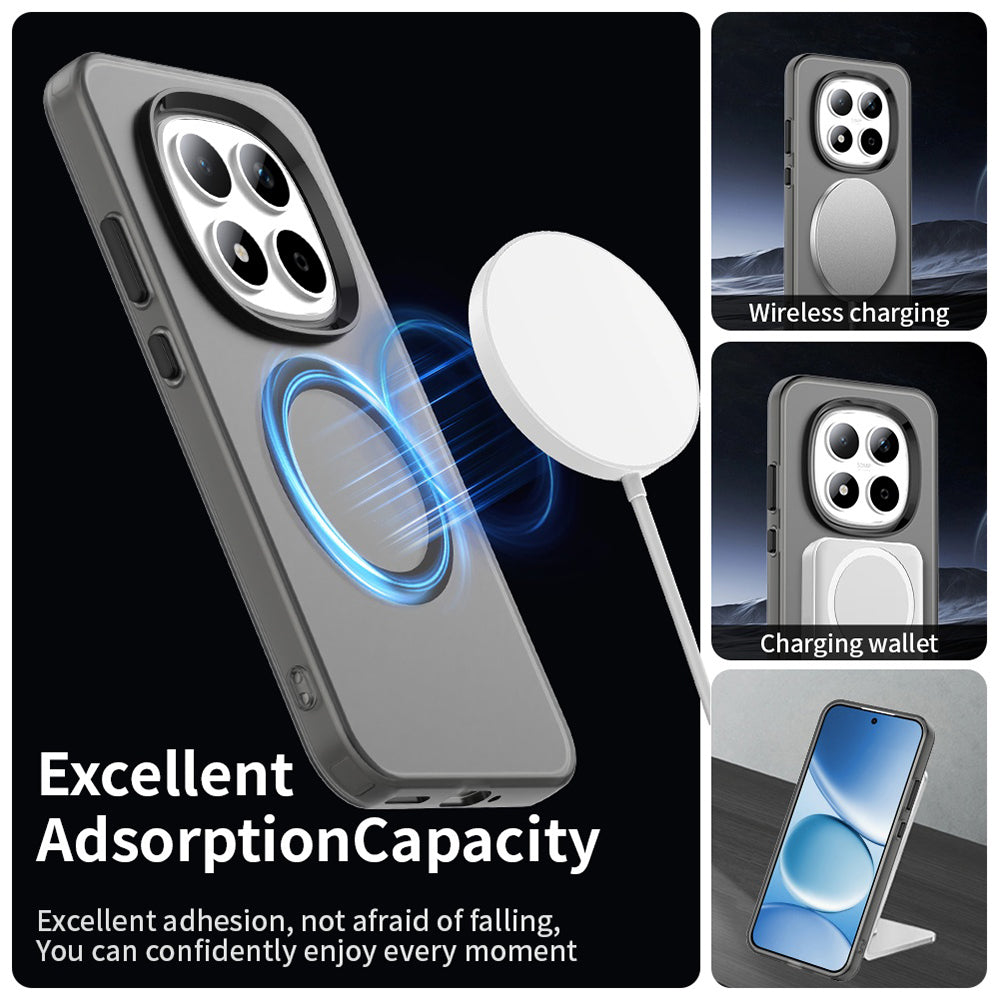 Funda MagSafe para Xiaomi Redmi Note 15 Pro 5G, Techsuit, CandyCase, Negra