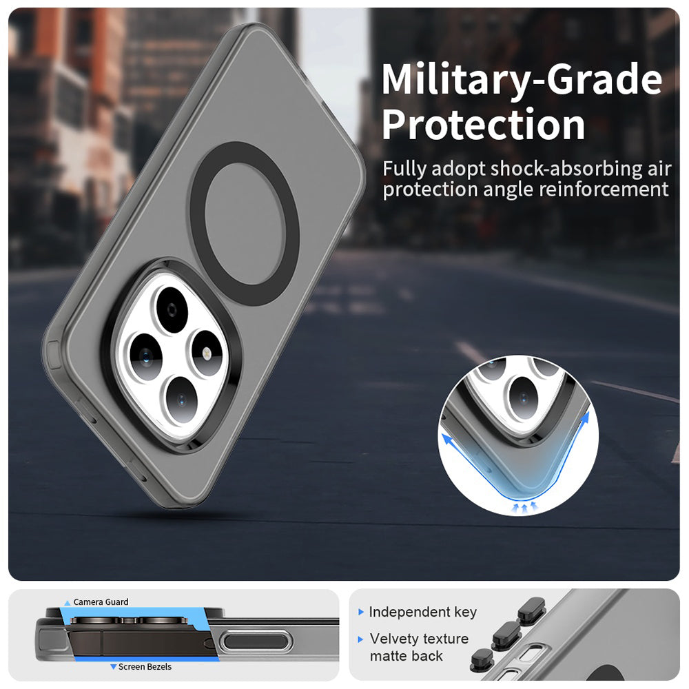 Funda MagSafe para Xiaomi Redmi Note 15 Pro 5G, Techsuit, CandyCase, Negra