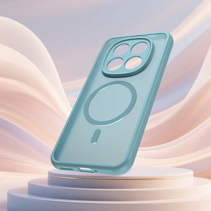 MagSafe Case for Xiaomi Redmi Note 15 Pro 5G, Techsuit, HaloFrost II, Light Green