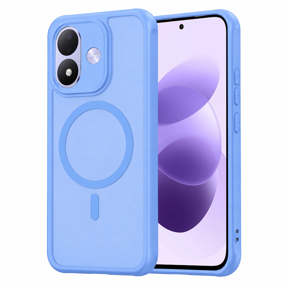 Funda MagSafe para Xiaomi Redmi Note 17 4G / Note 17 5G, Techsuit, HaloFrost II, azul