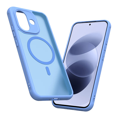 Funda MagSafe para Xiaomi Redmi Note 17 4G / Note 17 5G, Techsuit, HaloFrost II, azul