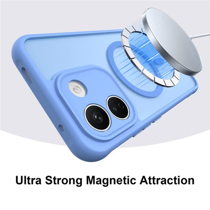 Funda MagSafe para Xiaomi Redmi Note 17 4G / Note 17 5G, Techsuit, HaloFrost II, azul