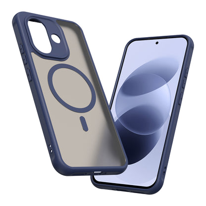Funda MagSafe para Xiaomi Redmi Note 17 4G / Note 17 5G, Techsuit, HaloFrost II, azul marino