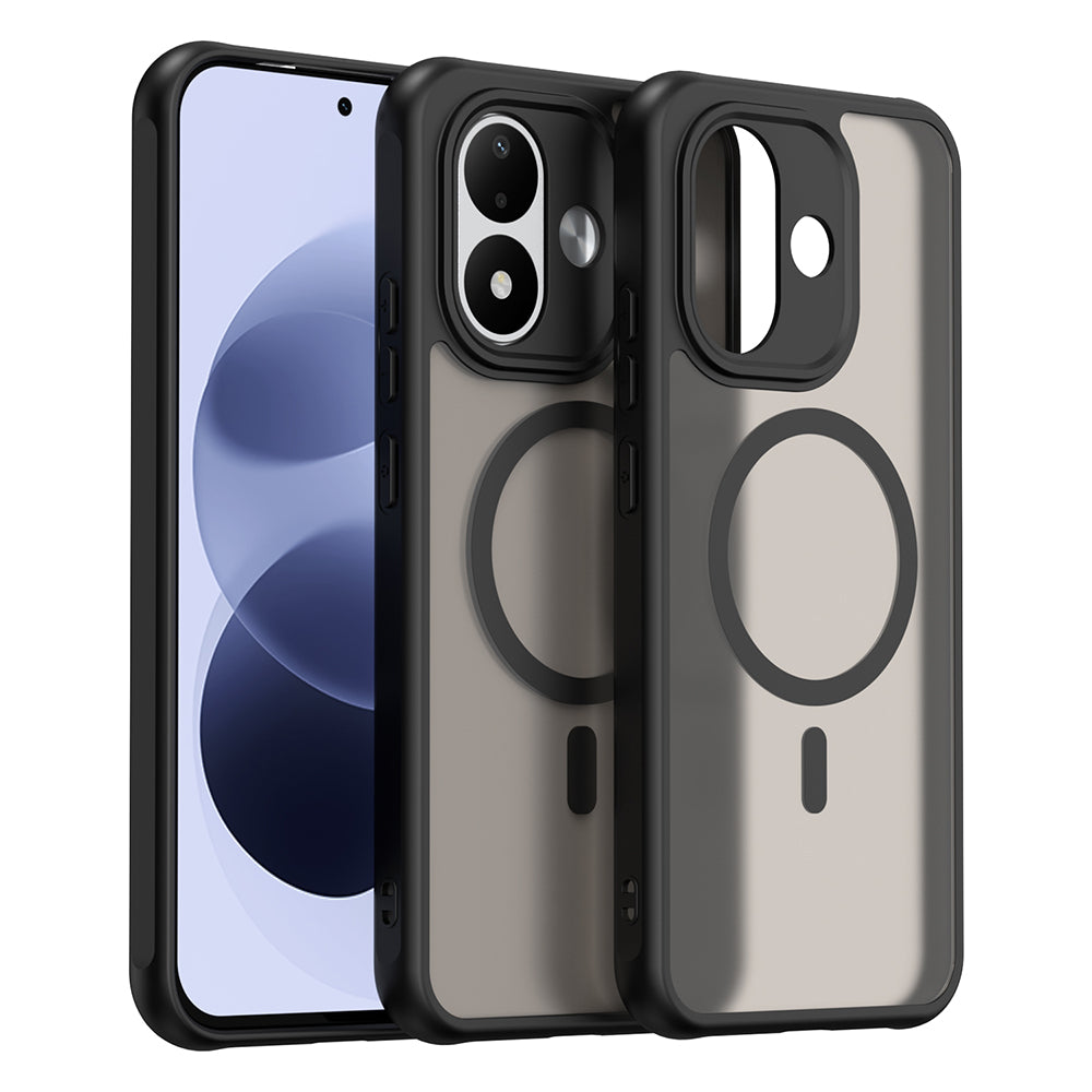 Funda MagSafe para Xiaomi Redmi Note 17 4G / Note 17 5G, Techsuit, HaloFrost II, negra