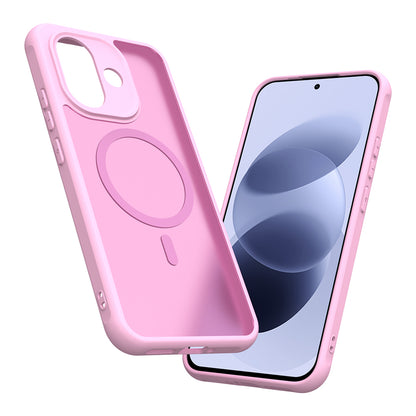 Funda MagSafe para Xiaomi Redmi Note 17 4G / Note 17 5G, Techsuit, HaloFrost II, rosa