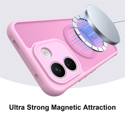 Funda MagSafe para Xiaomi Redmi Note 17 4G / Note 17 5G, Techsuit, HaloFrost II, rosa