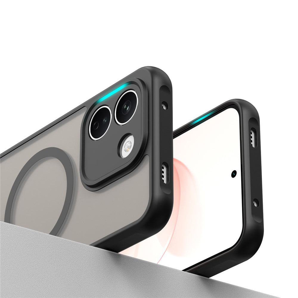 Funda MagSafe para Xiaomi Redmi Note 17 Pro Max, Techsuit, HaloFrost II, negra