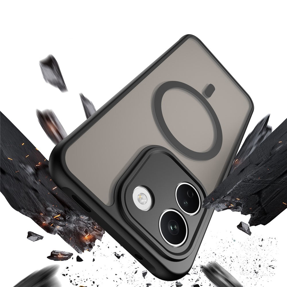 Funda MagSafe para Xiaomi Redmi Note 17 Pro Max, Techsuit, HaloFrost II, negra