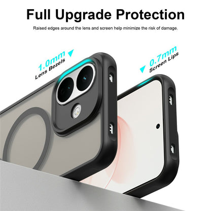 Funda MagSafe para Xiaomi Redmi Note 17 Pro, Techsuit, HaloFrost II, negra