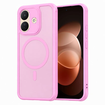 Funda MagSafe para Xiaomi Redmi Note 17 Pro, Techsuit, HaloFrost II, rosa